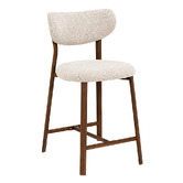 Amber &amp; Fern 65cm Laurent II Chenille Bar Stools