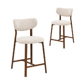 Amber &amp; Fern 65cm Laurent II Chenille Bar Stools
