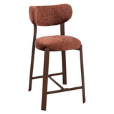Amber &amp; Fern 65cm Laurent II Chenille Bar Stools