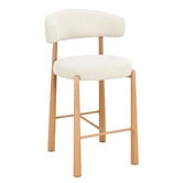 Amber &amp; Fern 65cm Ellis I Chenille Bar Stools