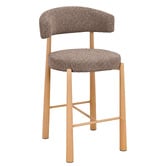 Amber &amp; Fern 65cm Ellis I Chenille Bar Stools