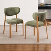 Amber &amp; Fern Laurent Chenille Dining Chairs