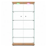 Amber &amp; Fern Lirra 5 Tier Display Cabinet with LED