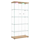 Amber &amp; Fern Lirra 5 Tier Display Cabinet with LED