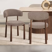 Amber &amp; Fern Ellis Chenille Dining Chairs