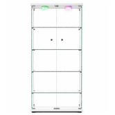 Amber &amp; Fern Lirra 5 Tier Display Cabinet with LED
