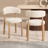 Amber &amp; Fern Ellis Chenille Dining Chairs