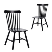 Amber &amp; Fern Sylvie Windsor Rubberwood Dining Chairs
