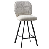 Amber &amp; Fern 65cm Tove Chenille Bar Stools