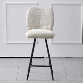 Amber &amp; Fern 65cm Tove Chenille Bar Stools