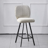 Amber &amp; Fern 65cm Tove Chenille Bar Stools