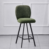 Amber &amp; Fern 65cm Tove Chenille Bar Stools
