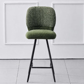 Amber &amp; Fern 65cm Tove Chenille Bar Stools