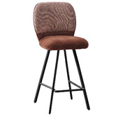 Amber &amp; Fern 65cm Tove Chenille Bar Stools