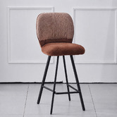 Amber &amp; Fern 65cm Tove Chenille Bar Stools