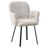Amber &amp; Fern Tove Chenille Dining Chairs with Arms