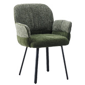 Amber &amp; Fern Tove Chenille Dining Chairs with Arms