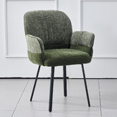 Amber &amp; Fern Tove Chenille Dining Chairs with Arms