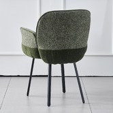 Amber &amp; Fern Tove Chenille Dining Chairs with Arms