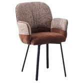 Amber &amp; Fern Tove Chenille Dining Chairs with Arms