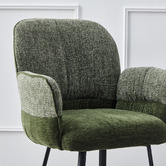 Amber &amp; Fern Tove Chenille Dining Chairs with Arms