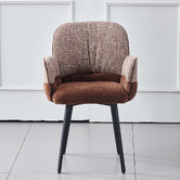 Amber &amp; Fern Tove Chenille Dining Chairs with Arms
