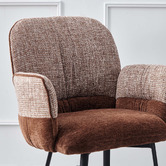 Amber &amp; Fern Tove Chenille Dining Chairs with Arms