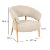 Amber &amp; Fern Cassian Upholstered Armchair