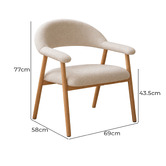 Amber &amp; Fern Palmera Upholstered Armchair