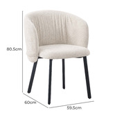 Amber &amp; Fern Elyn Chenille Dining Chairs