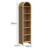 Amber &amp; Fern Belmont 6 Tier Shelving Unit