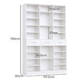 Amber &amp; Fern Tierra 3 Drawer Bookshelf