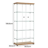 Amber &amp; Fern Lirra 5 Tier Display Cabinet