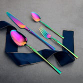 Amber &amp; Fern 30 Piece Aoife Stainless Steel Cutlery Set