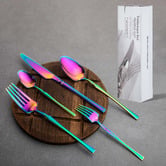 Amber &amp; Fern 30 Piece Aoife Stainless Steel Cutlery Set