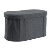 Amber &amp; Fern Belfast Boucle Storage Ottoman Bench