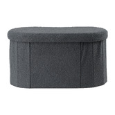 Amber &amp; Fern Belfast Boucle Storage Ottoman Bench