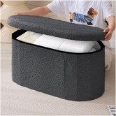 Amber &amp; Fern Belfast Boucle Storage Ottoman Bench