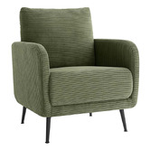 Amber &amp; Fern Eva Corduroy Velvet Armchair