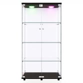 Amber &amp; Fern Lirra 4 Tier Display Cabinet with LED
