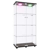 Amber &amp; Fern Lirra 4 Tier Display Cabinet with LED
