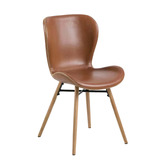 Amber &amp; Fern Avelis Faux Leather Dining Chairs