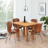 Amber &amp; Fern Avelis Faux Leather Dining Chairs