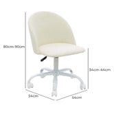 Amber &amp; Fern Dmitri Teddy Home Office Chair