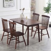 Amber &amp; Fern Sylvie Windsor Rubberwood Dining Chairs