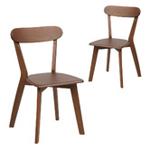 Amber &amp; Fern Sylvie Rubberwood Dining Chairs