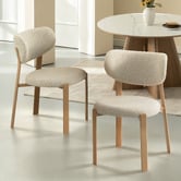 Amber &amp; Fern Laurent Chenille Dining Chairs