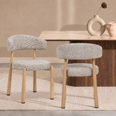Amber &amp; Fern Ellis Chenille Dining Chairs