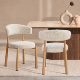 Amber &amp; Fern Ellis Chenille Dining Chairs
