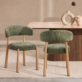 Amber &amp; Fern Ellis Chenille Dining Chairs